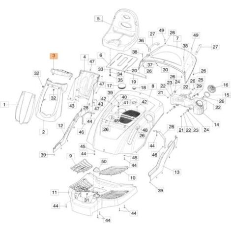TABLERO ORIGINAL EMAK 68130545R