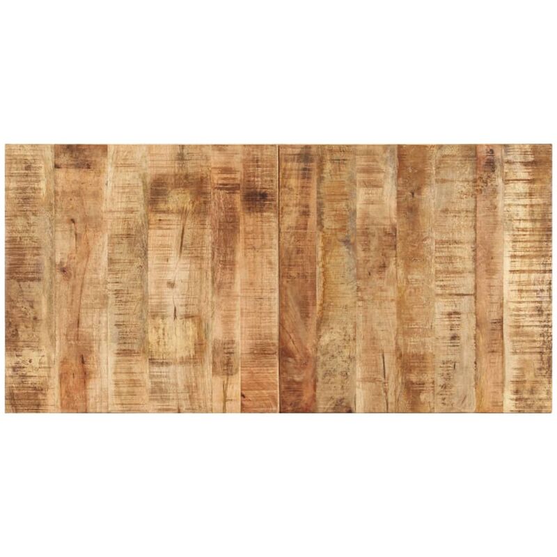 

Tablero para mesa madera de mango rugosa 120x60x(2,5-2,7) cm