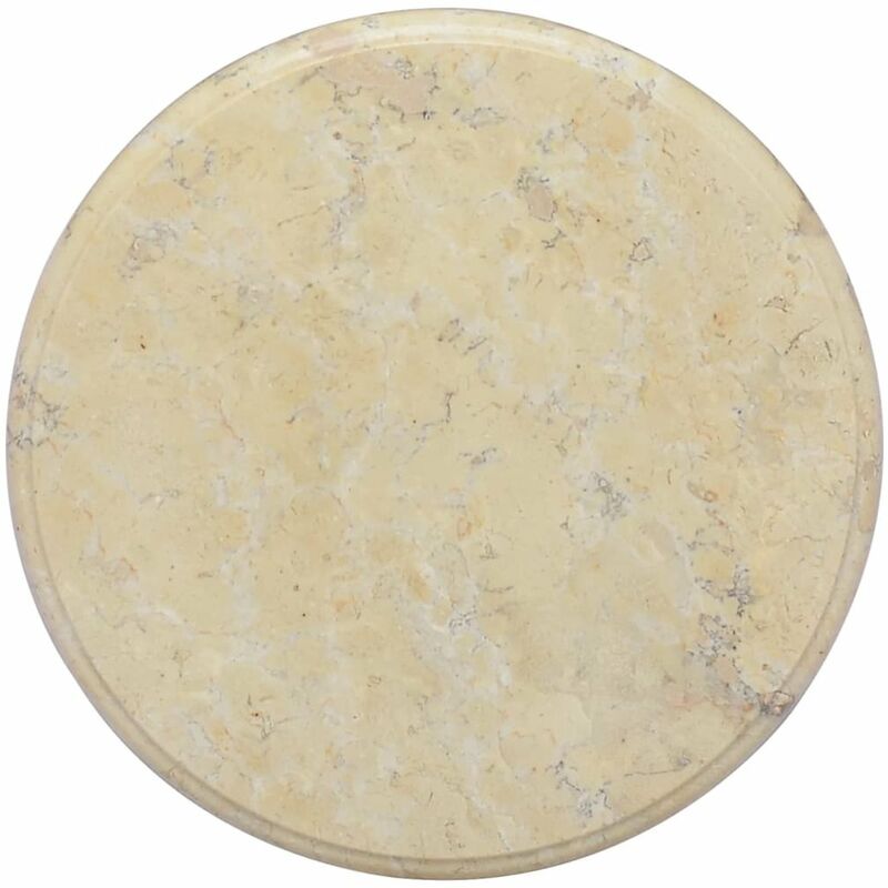 

Tablero para mesa marmol color crema Ø40x2,5 cm