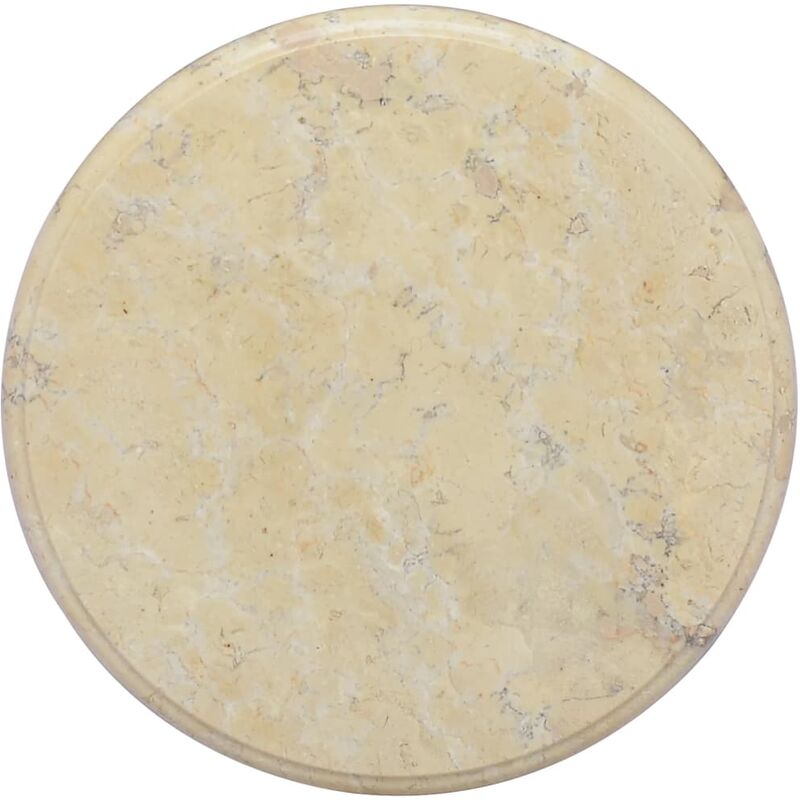 

Tablero para mesa mármol color crema Ø40x2,5 cm