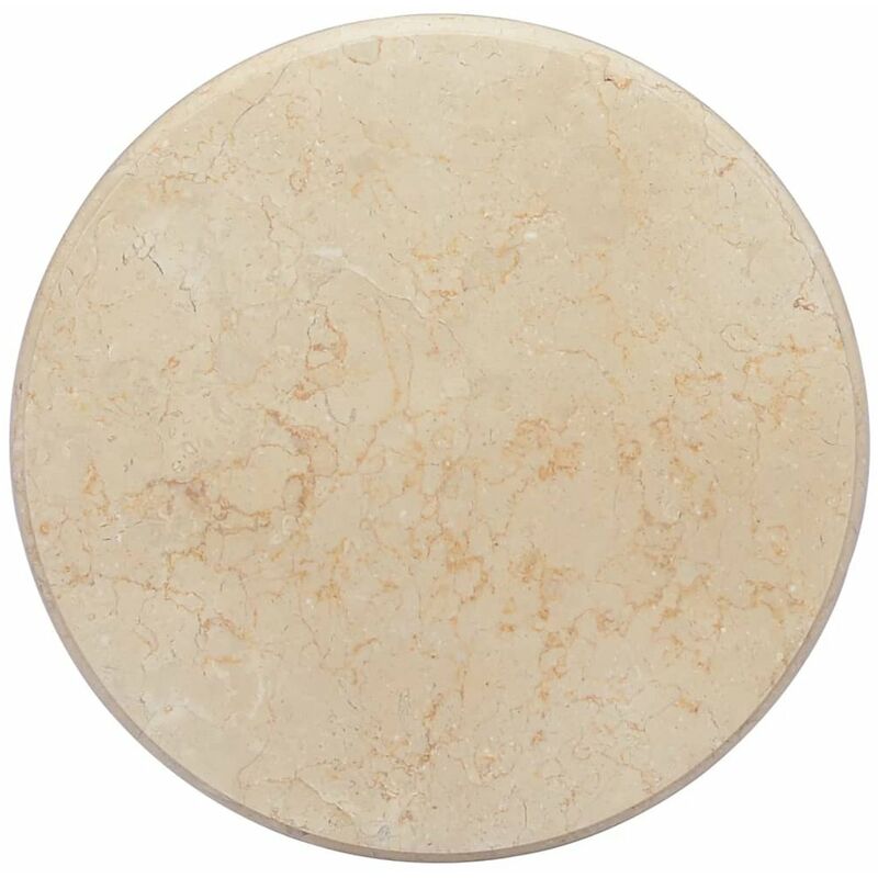 

Tablero para mesa marmol color crema Ø50x2,5 cm