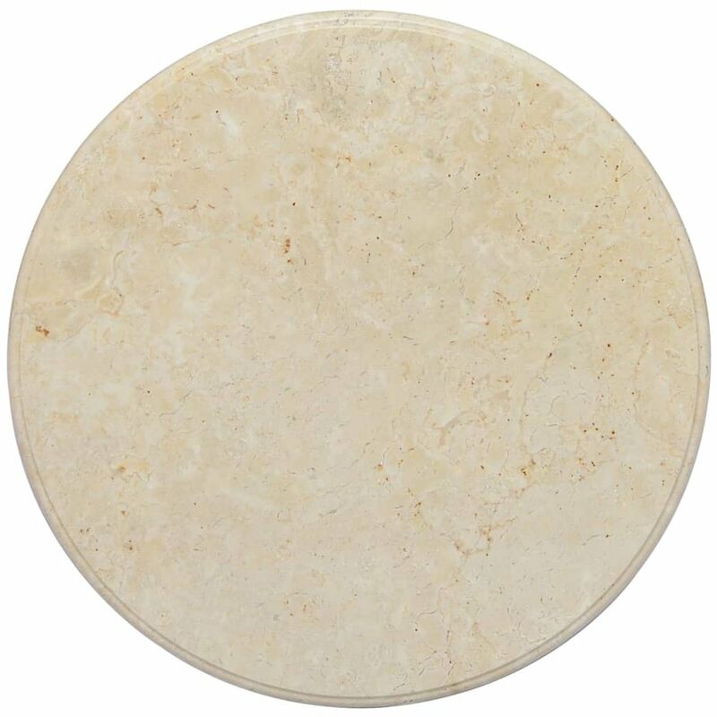 

Happyshopping - Tablero para mesa marmol color crema Ø60x2,5 cm