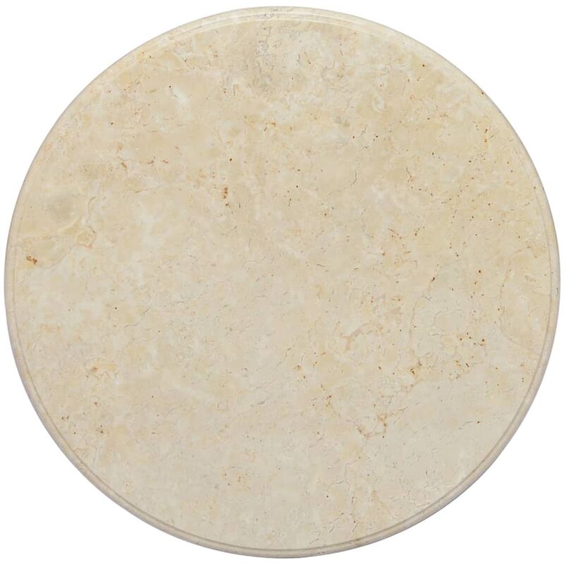 

Tablero para mesa mármol color crema Ø60x2,5 cm