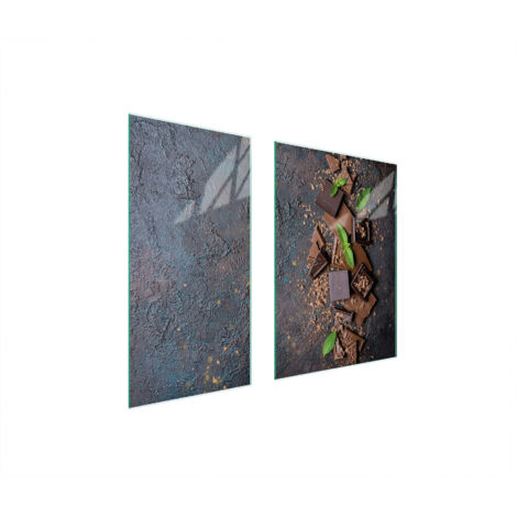 TABLERO PROTECTOR DE VIDRIO 75x52 CHOCOLATE