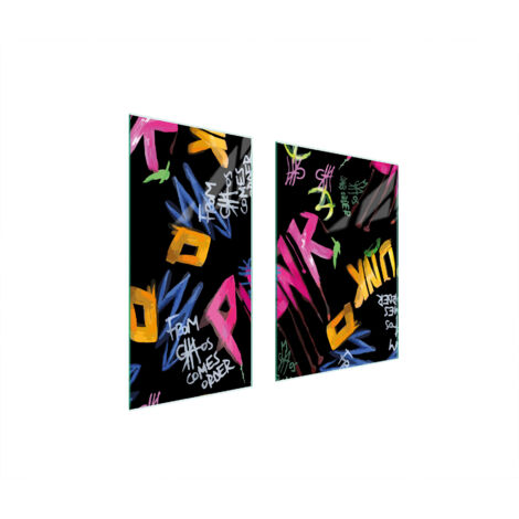 TABLERO PROTECTOR DE VIDRIO 75x52 MÚSICA