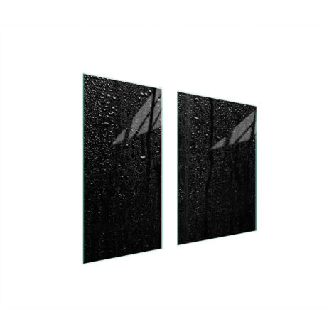 TABLERO PROTECTOR DE VIDRIO 75x52 NEGRO