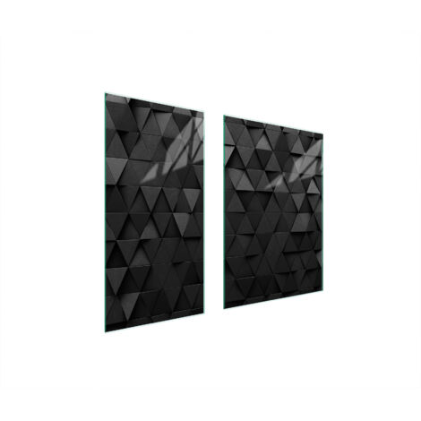 TABLERO PROTECTOR DE VIDRIO 75x52 NEGRO