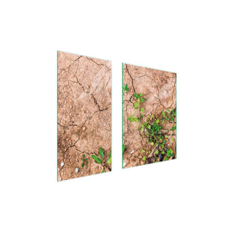 TABLERO PROTECTOR DE VIDRIO 75x52 PLANTAS