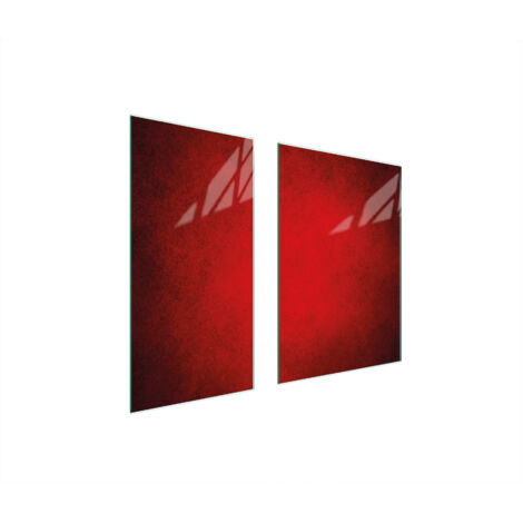 TABLERO PROTECTOR DE VIDRIO 75x52 ROJO