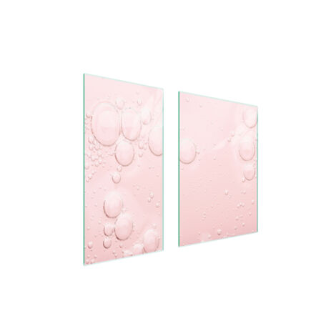 TABLERO PROTECTOR DE VIDRIO 75x52 ROSA