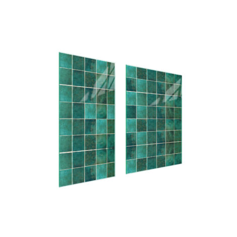TABLERO PROTECTOR DE VIDRIO 75x52 VERDE