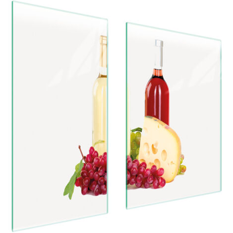 TABLERO PROTECTOR DE VIDRIO 75x52 VINO