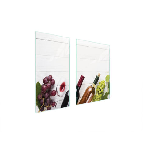 TABLERO PROTECTOR DE VIDRIO 75x52 VINO