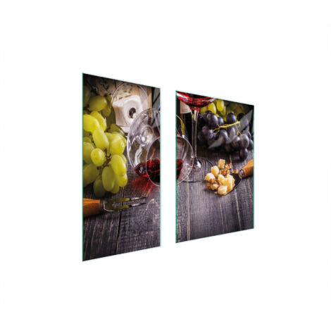 TABLERO PROTECTOR DE VIDRIO 75x52 VINO
