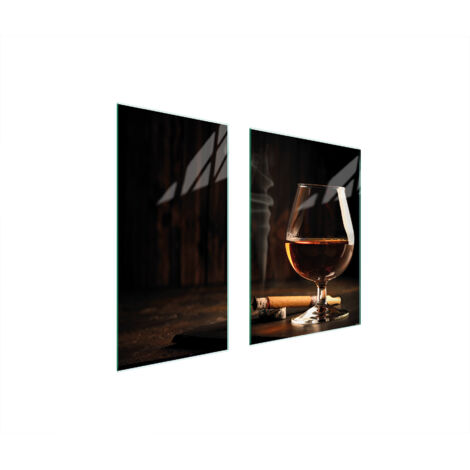 TABLERO PROTECTOR DE VIDRIO 75x52 VINO