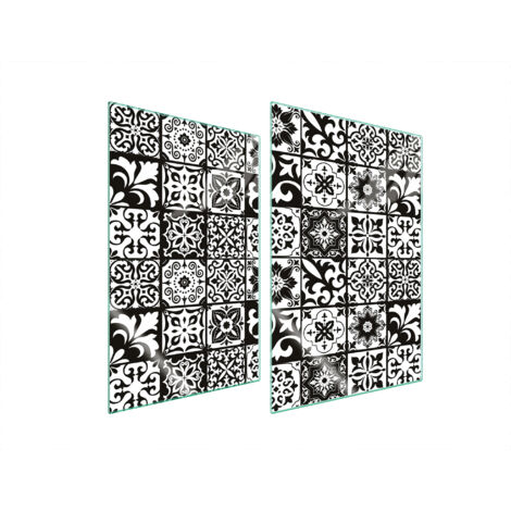 TABLERO PROTECTOR DE VIDRIO PARA COCINA 2x35x52 MOSAICO