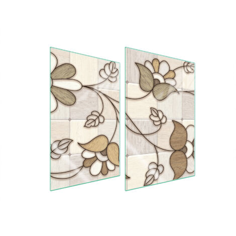 TABLERO PROTECTOR DE VIDRIO PARA COCINA 2x35x52 MOSAICO
