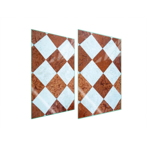 TABLERO PROTECTOR DE VIDRIO PARA COCINA 2x35x52 MOSAICO