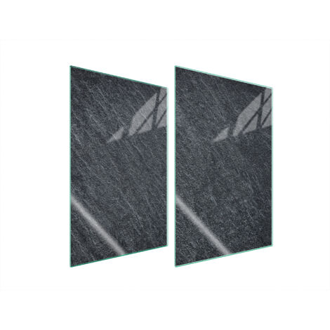 TABLERO PROTECTOR DE VIDRIO PARA COCINA 2x35x52 PIZARRA