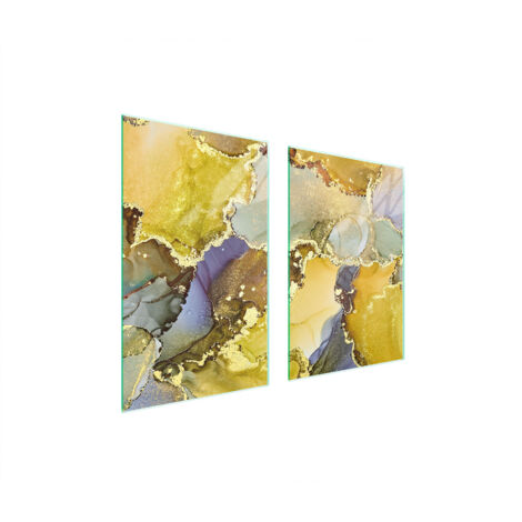 TABLERO PROTECTOR DE VIDRIO PARA COCINA 65x52 MÁRMOL