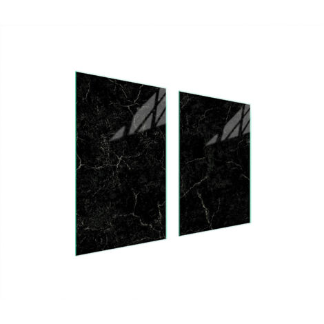 TABLERO PROTECTOR DE VIDRIO PARA COCINA 65x52 MÁRMOL