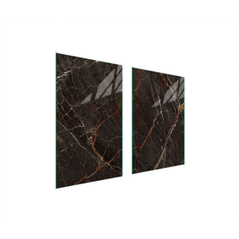 TABLERO PROTECTOR DE VIDRIO PARA COCINA 65x52 MÁRMOL