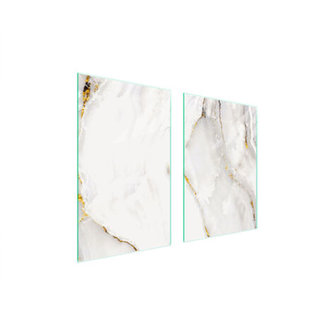 TABLERO PROTECTOR DE VIDRIO PARA COCINA 65x52 MÁRMOL