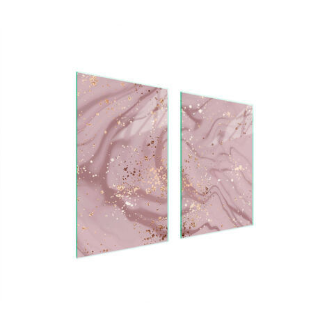 TABLERO PROTECTOR DE VIDRIO PARA COCINA 65x52 MÁRMOL