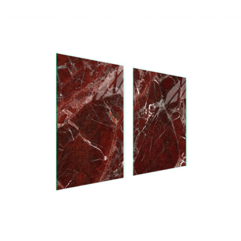 TABLERO PROTECTOR DE VIDRIO PARA COCINA 65x52 MÁRMOL