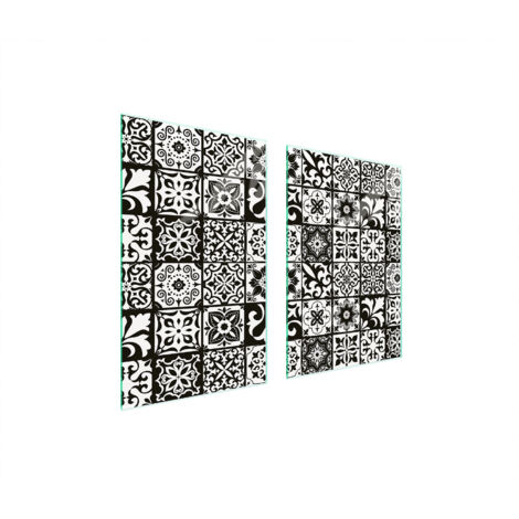 TABLERO PROTECTOR DE VIDRIO PARA COCINA 65x52 MOSAICO