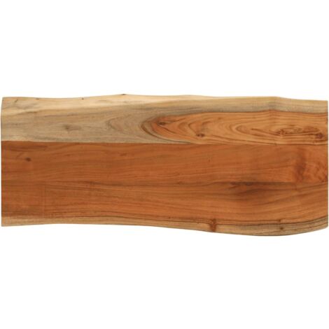 Tablero rectangular madera de acacia borde vivo 100x40x3,8 cm vidaXL