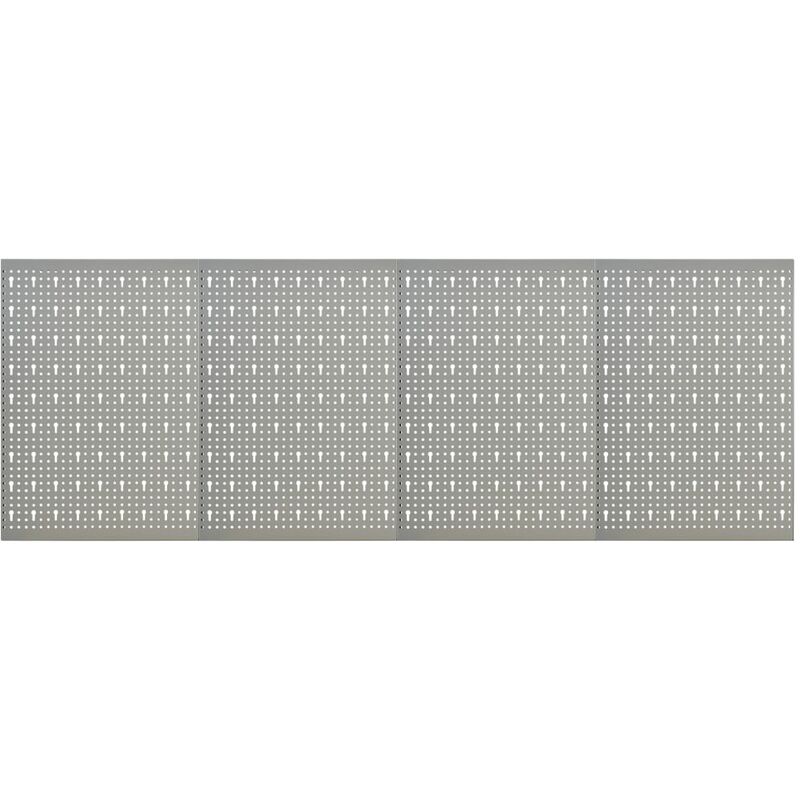 

Tableros de clavijas para pared 4 unidades acero 40x58 cm