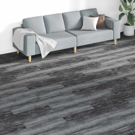 Tableros de Suelo 18 pcs Gris 5,26 m² PVC