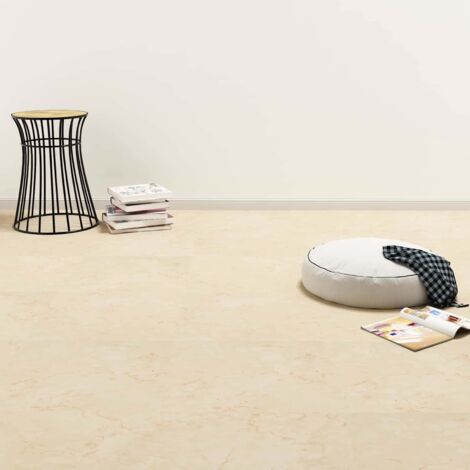 Tableros de Suelo 5,11 m² 55 pcs PVC Beige Oscuro