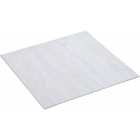 Tableros de Suelo 5,11 m² 55 pcs PVC Madera Blanca