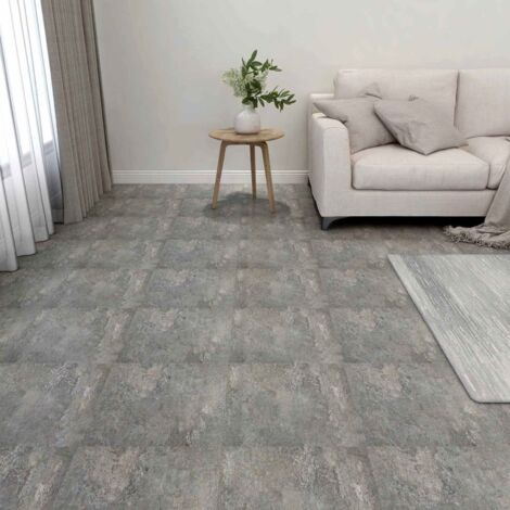 Tableros de Suelo 5,11 m² 55 pcs PVC Pared de piedra