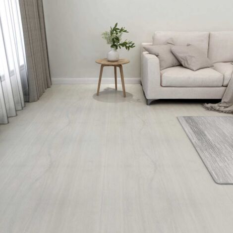 Tableros de Suelo 55 pcs Crema 5,11 m² PVC