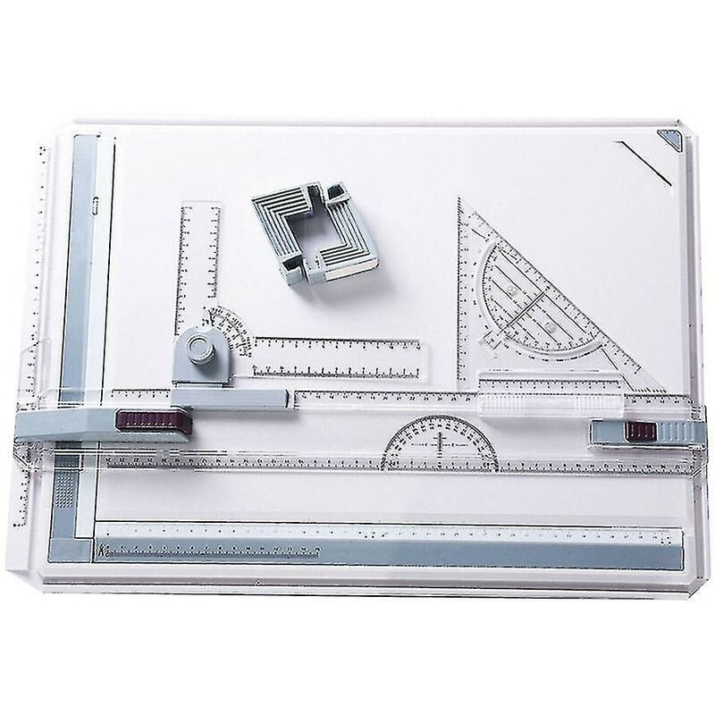 Crea - Tables à dessin A3 avec système de mesure d'angle de mouvement parallèle