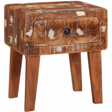 Tables d'appoint-Table basse-Table Salon Multicolore bois de récupération massif 451427