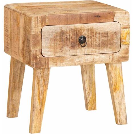 Tables d'appoint，Table basse，Table de Salon Marron 40 x 32 x 46 cm bois de manguier massif CFW32990