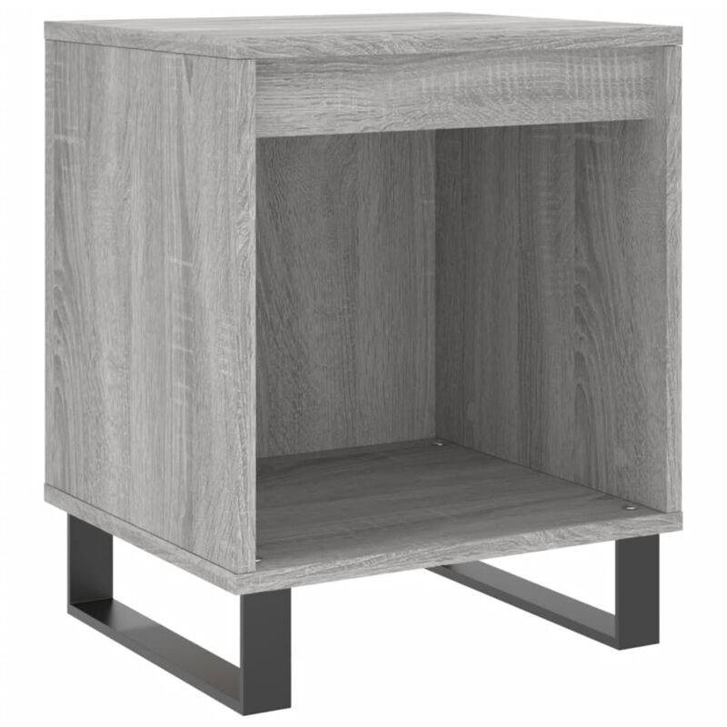 Table de chevet sonoma gris 40x35x50 cm bois d'ingénierie Vidaxl