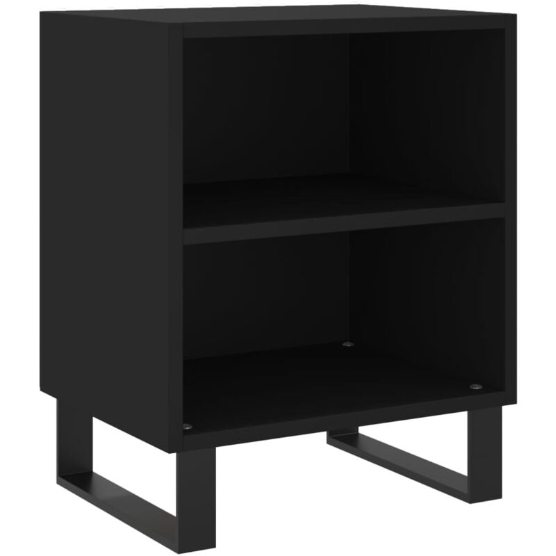 Vidaxl - Table de chevet noir 40x30x50 cm bois d'ingénierie