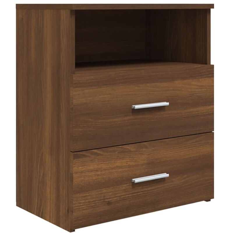 Table de chevet Chêne marron 50x32x60 cm Vidaxl