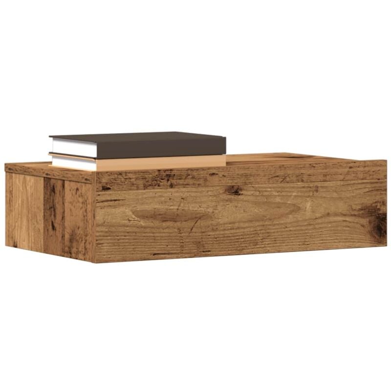Vidaxl - Table de chevet vieux bois 60x35 cm bois d'ingénierie