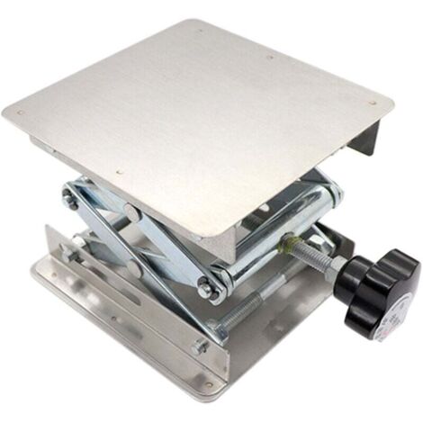 Tables de levage en acier inoxydable mini-laboratoire portable de la plate-forme de levage de plate-forme de support pour la chimie Expérience en biologie / soudage