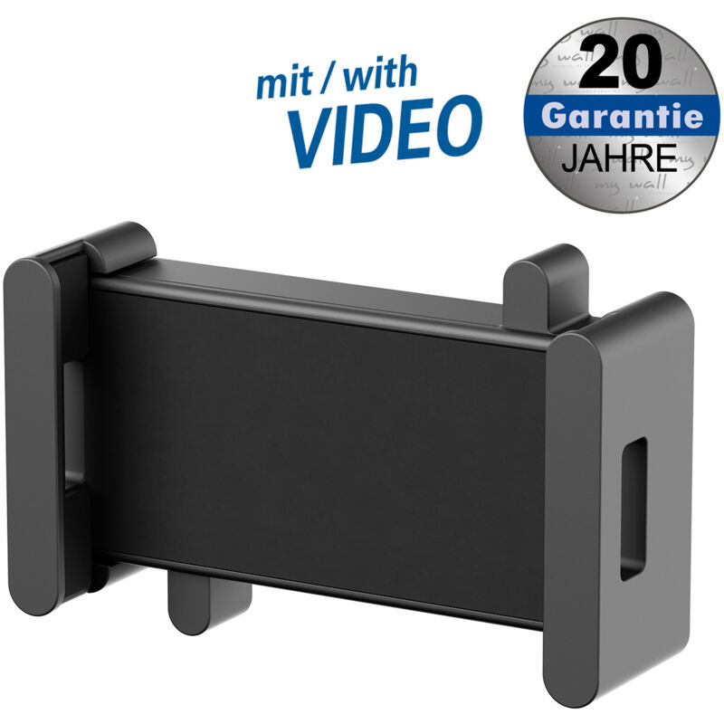 My Wall Tablet-adapterhalterung Für Monitorhalterungen Für Die Meisten 4, 7" - 15" Telefone &amp Tablets (11, 9 - 38 Cm), Lasten Bis Zu 1 Kg, Schwarz