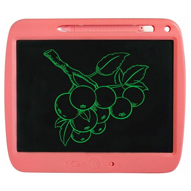 

Tableta de escritura LCD de 9 pulgadas, parcialmente borrable, sensible a la presion, para dibujar y escribir, para ninos y adultos, papel de