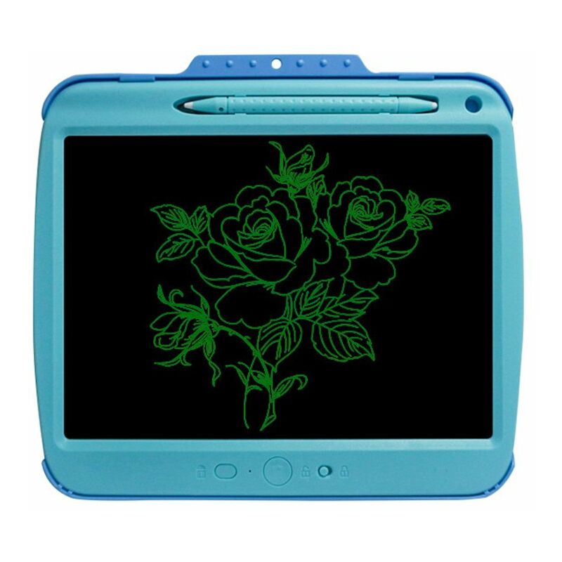 

Tableta de escritura LCD de 9 pulgadas, translucida, borrable, sensible a la presion, para dibujar y escribir, para ninos y adultos, con proteccion