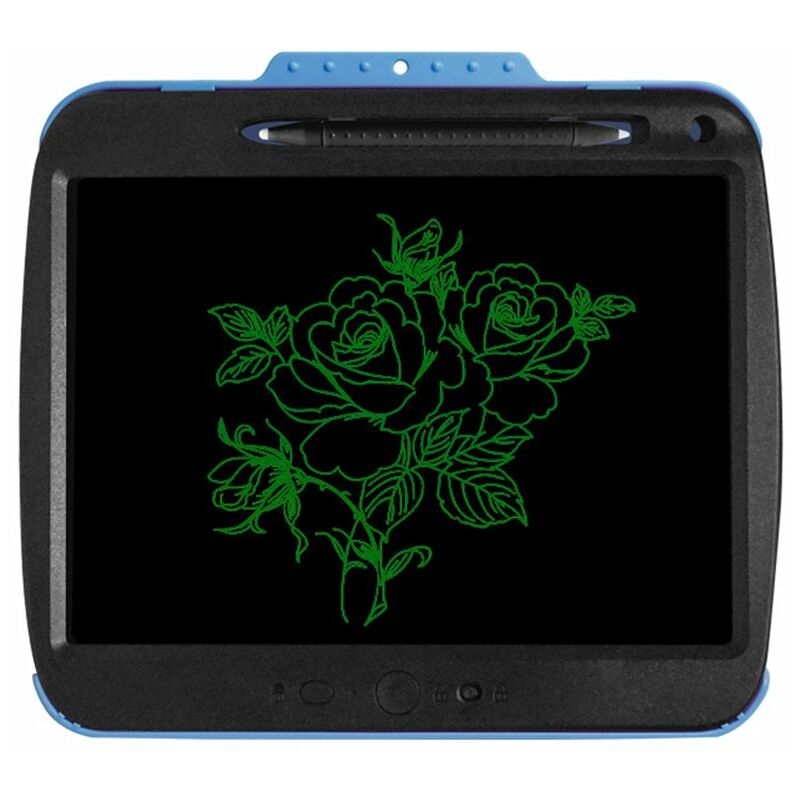 

Tableta de escritura LCD de 9 pulgadas, translucida, borrable, sensible a la presion, para dibujar y escribir, para ninos y adultos, con proteccion