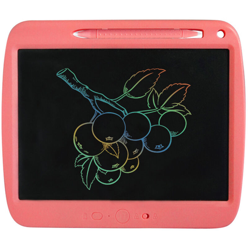 

Tableta de escritura LCD recargable Tableta de dibujo de escritura a mano de 9 pulgadas con boton de bloqueo de lapiz para ninos pequenos Juguete